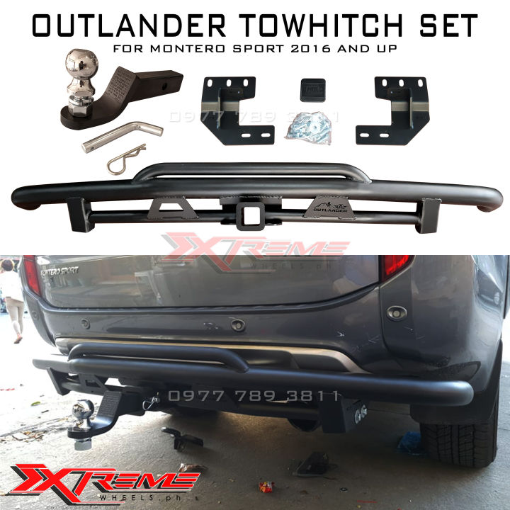 Montero Sport 2008 to 2019 OUTLANDER BRAND TOW HITCH / BIKE RACK