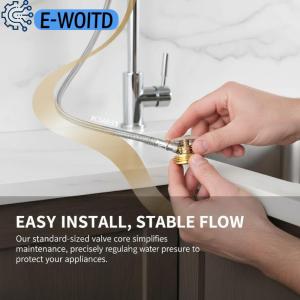 E-WOITD Gas Water Heater Brass Control Valve 1pc Cap Cover Regulator Core Linkage Value Replacement for Kitchen Repair Needs