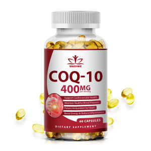 SNGHWE Organic COQ10 Coenzyme Q10 Capsules Promotes Cardiovascular Low Blood Sugar Level Health Heart Provides Energy for Overall Health