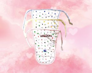 Popok bayi tali baru lahir Popok Kain Katun Baby Newborn lahir 12 pcs / 1 lusin