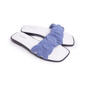 Lapepa ANNA Sandal Wanita Kasual Sendal Slop Cewek Model Flat Korea Style Hak Datar Kekinian