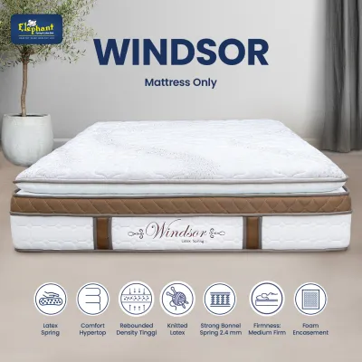 Elephant Kasur Latex - Springbed Latex Windsor - Latex Spring - Matras Only