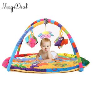 MagiDeal Baby Mat Play Gym Soft Activity Foam Musical Playmat Kids Toys Monkey