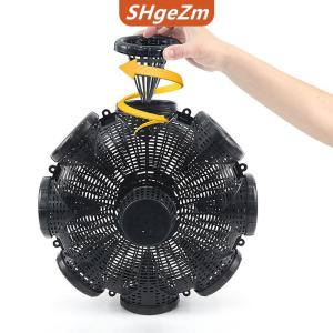 [COD] SHgeZm 8 lỗ nâng cấp bắt loach tôm hùm lươn vàng lồng đánh cá ngoài trời lồng lưới nhựa bẫy tôm lồng với hộp đối trọng