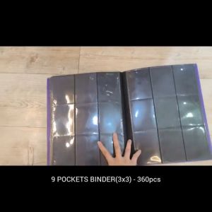 Card Album - 3x3 for Pokemon TCG Boboiboy Yugioh Trading Game Binder Holder MTG Digimon KPOP 卡册 Kad Foto