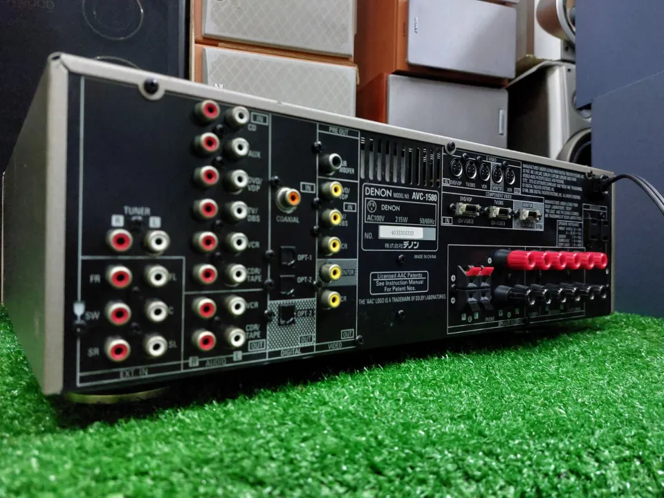 แอมป์DENON รุ่นAVC-1580 จากตู้ญี่ปุ่นมือ ใช้ไฟ100สุง/กว้าง