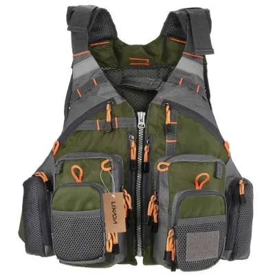 Jaket Rompi Pancing Life Jacket Olahraga Air Jaket Pelampung Olahraga Air Multi Slot