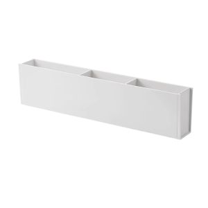 ZENGD Wall Mounted Cabinet Storage Box Rectangular No Drill Storage Rack Space Saving Detachable Partition Cosmetics Storage Shelf Office Supplies