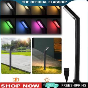 【New Arrival】 Solar Powered Landscape LED Lamp Waterproof Smart Sensor for Yard Decor