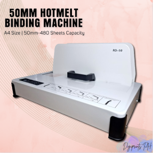 Digiprints PH - 50mm Hotmelt Binding Machine A4 size - 480 Sheets Book Paper Sheet Envelope Binder