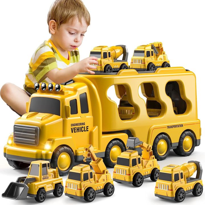 Car Year Toys Boy Construction Toddler Truck Toys For Year Old