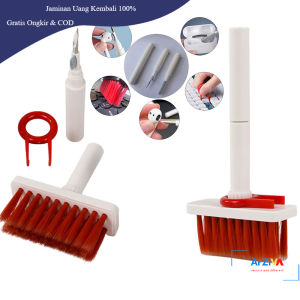 Hagibis Sikat Pembersih Keyboard Brush with Cleaning Pen & Key Puller - CB01 - Gray/White
