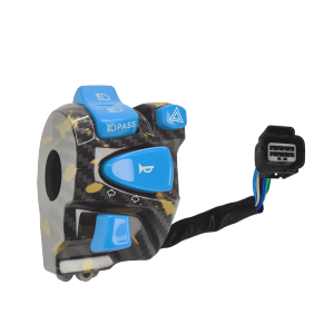 【New Buttons Color】NMAX V1 Domino Button Motorcycle Handle Switch with Hazard Light Control