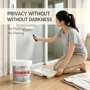 Frosted Glass Paint Privacy Without Blocking Light No Peeling No Flaking