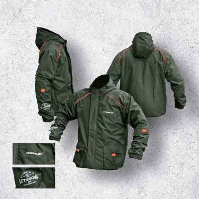 Jacket Motor Pria Waterproof Anti Angin Jaket Pria Parka Pria Wanita Taslan Jaket kasual Pria Terbaru Murah Premium New Model Letsgow