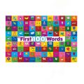 Laminated My First 100 Words Chart for Kids, Learners and Educators, Colorful Educational Charts. 