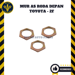 TOYOTA - 2F | Mur As Roda Depan Mobil Toyota Jeep 2F Warna Kuning Tebal 4mm