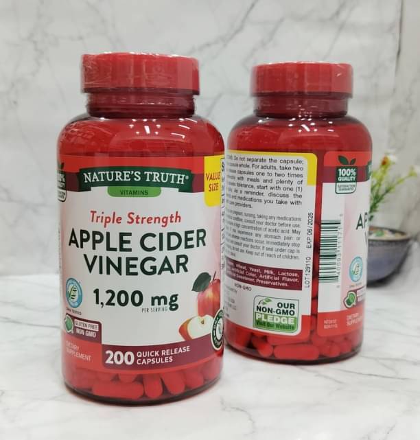 Nature’s Truth Apple Cider Vinegar capsules Lazada.co.th