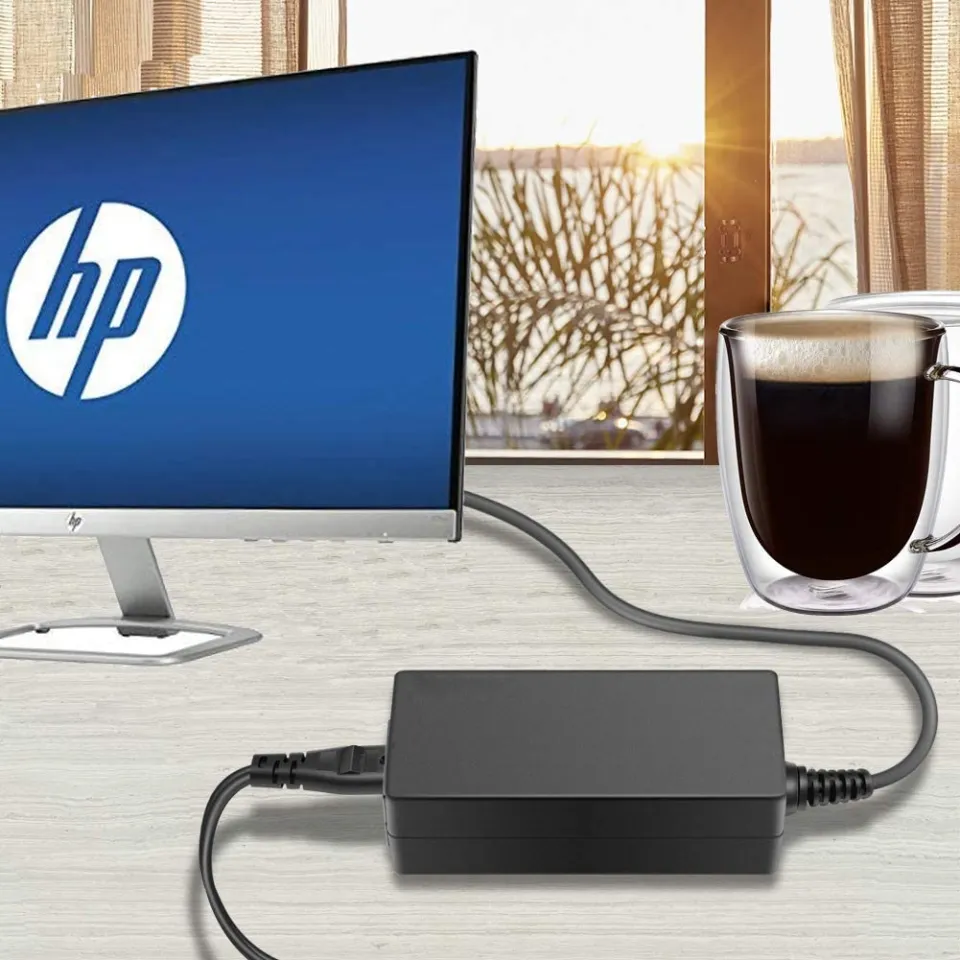 19V AC/DC Adapter Power Cord for HP Pavilion 27xw 27xi 27bw 27er