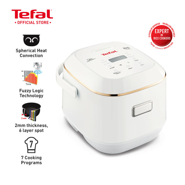 Tefal Mini Spherical Fuzzy Logic Rice Cooker 0.7L (RK6011) | Lazada