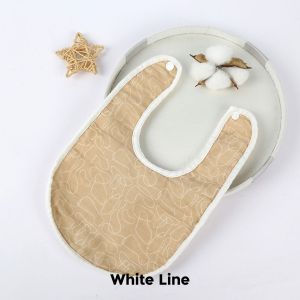 BINBINZ | U-style 5 layers Gauze Cotton Bib Newborn bib baby bib Handkerchief