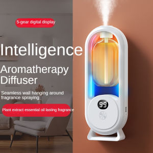 Aroma Diffuser Automatic Aromatherapy Fragrance Dispenser Home Wall-mounted Aerosol Spray Air Freshener Toilet Fragrance Diffuser