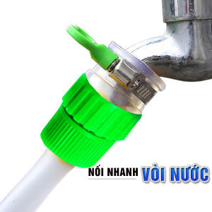 Đầu cút nối nhanh cho vòi nước ra dây ống nước mềm từ 14 hoặc 20mm dùng tưới cây hay rửa xe Minh House