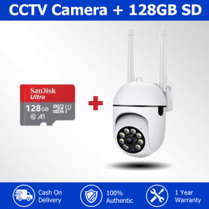 กล้องวงจรปิด360 wifi กล้องวงจรไรสาย5g กล้องวงจรปิดดูผ่านมือถือv380 Pro มองเห็นในที่มืด กล้องจิ๋วแอบดู มีไมค์และลำโพง ชุด HD 5MP Outdoor Solar CCTV Camera xiaomi