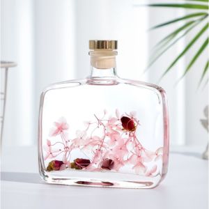 Tinh dầu thơm phòng LONGFINE 100ml hương dịu dàng kèm que mây dây trang trí để phòng khách ngủ tủ bàn TDF03 [CEC Store]