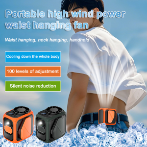 Portable High Wind Power Outdoor Hanging Waist Fan hanging fan