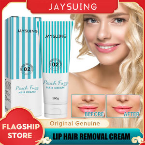 Jaysuing Painless Lip Hair Removal Cream Gentle & Soothing Hair Removal For Women Men Delicate Moisturizing Depilatory Cream Face Skin Areas Epilation Upper Lip Chin Face Hair Remove 100g