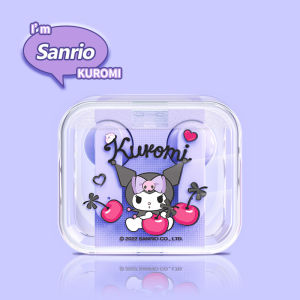Sanrio หูฟังบลูทูธ S02 BT5.2หูฟังบลูทูธดีไซน์กรอบใสมีแบรนด์คุณภาพหูฟังไร้สายขนาดเล็กเล่นเกมกีฬาบลูทูธโทรชุดหูฟังพร้อมไมโครโฟนรองรับวิดีโออเนกประสงค์แอนดรอยด์โทรศัพท์มือถือ