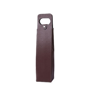 Leather Wine Packaging Handbag Single Red Wine Bottle Gift Bag