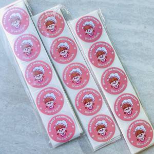 READY bisa COD stiker terimakasih isi 50 pcs Label Selamat Menikmati 35 cm - Sticker Paper Stationery Amplop ISI Paper Termurah Kediri - Amplop label stationery