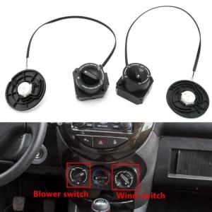 Car Central Air Conditioning Blower Wind Control Switch Knob With Cable For Geely Lc Emgrand Xpandino Panda GX2 2009-2013