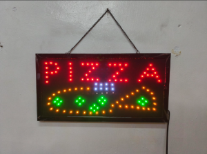 PIZZA LED DISPLAY BOARD SIGNAGE  LED LIGHT ENERGY SAVING LIGHT BILLBOARD