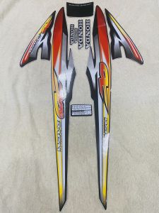 Bộ tem decal dán xe máy honda wave alpha wave a wave anpha đời 2009 màu đen siêu đẹp