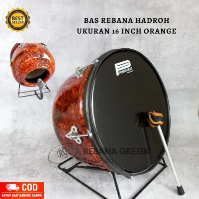 bas habsi ukuran 40 cm atau 16 inci bas banjari bas habib syeh rebana