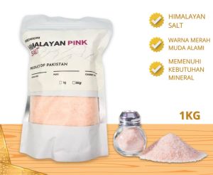 Promo Garam Himalaya Asli 1kg Himsalt Pink Himalayan /SHABANI STORE