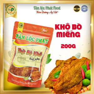 KHÔ BÒ MIẾNG TÂN LỘC PHÁT BỊCH 200G