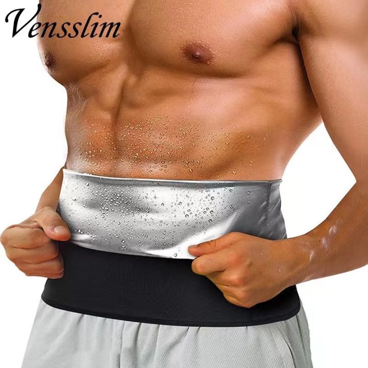 Mens Sauna Suit Waist Trimmers Belt Slimming Sweat Vest Waist Trainer Vest Body  Shaper Exercise Sauna Shaper