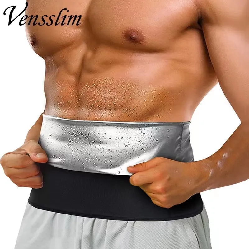 Mens Sauna Body Shaper Fitness Sweat Trimmer Belt Waist Cinchers Belly Abs Workout Slimming Waist Trainer Lazada PH