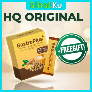 GaztroPlus+ (1 KOTAK 15 SACHET) - Melegakan Pedih Ulu Hati Gastrik & Angin dengan Formula Semulajadi