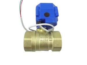 misol motorized valve brass DN32 (reduce port) 2 way 12v electric valve