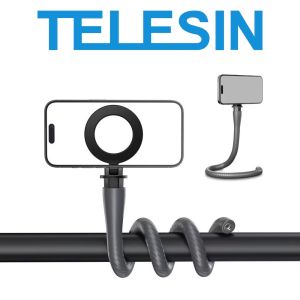 TELESIN Magnetic Safe Flexible Selfie Stick Phone Holder Mount Stand for Mobile Smartphone