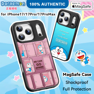 (MagSafe Case)100% Authentic Doraemon iPhone Case for iPhone17 Casing 17pro Case 17promax Magsafe Oil-resistant Shockproof Full Protection Fingerprint-resistant ROCKIP17