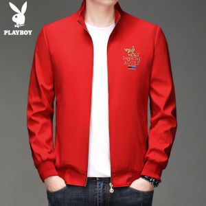 เสื้อโค้ทเพลย์บอยผู้ชายฤดูใบไม้ร่วงและฤดูหนาวฉบับภาษาเกาหลีของเสื้อลำลองเทรนด์วัยรุ่นแจ็กเก็ตเครื่องแบบเบสบอลแบรนด์เสื้อแจ็คเก็ตแห่งชาติ