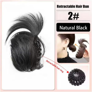 Tóc Giả Búi Chỏm Đuôi Tỉa Phong Cách Trung Hoa QiQiShop