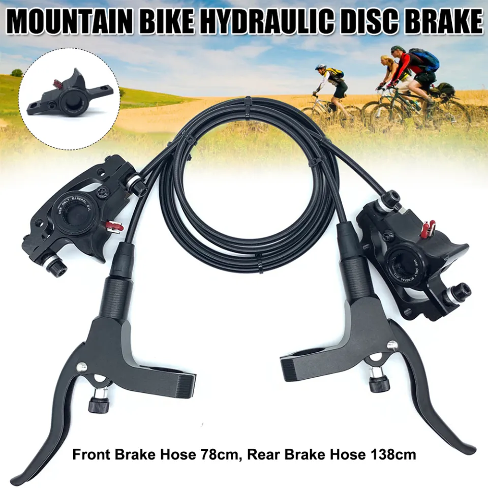 Bike Hydraulic Brake Bicycle Disc Oil Brake Front Rear Braking Set