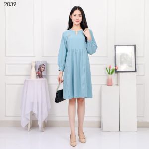 MEYDI Long DRESS TUNIK Wanita dewasa premium one size (39)